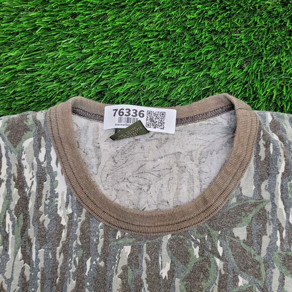 Vintage 90s Spartan RealTree Shirt Large 21x31 Brown Green - Picture 8 of 12